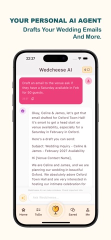 Wedcheese: AI Wedding Planner Screenshot 4 of 7