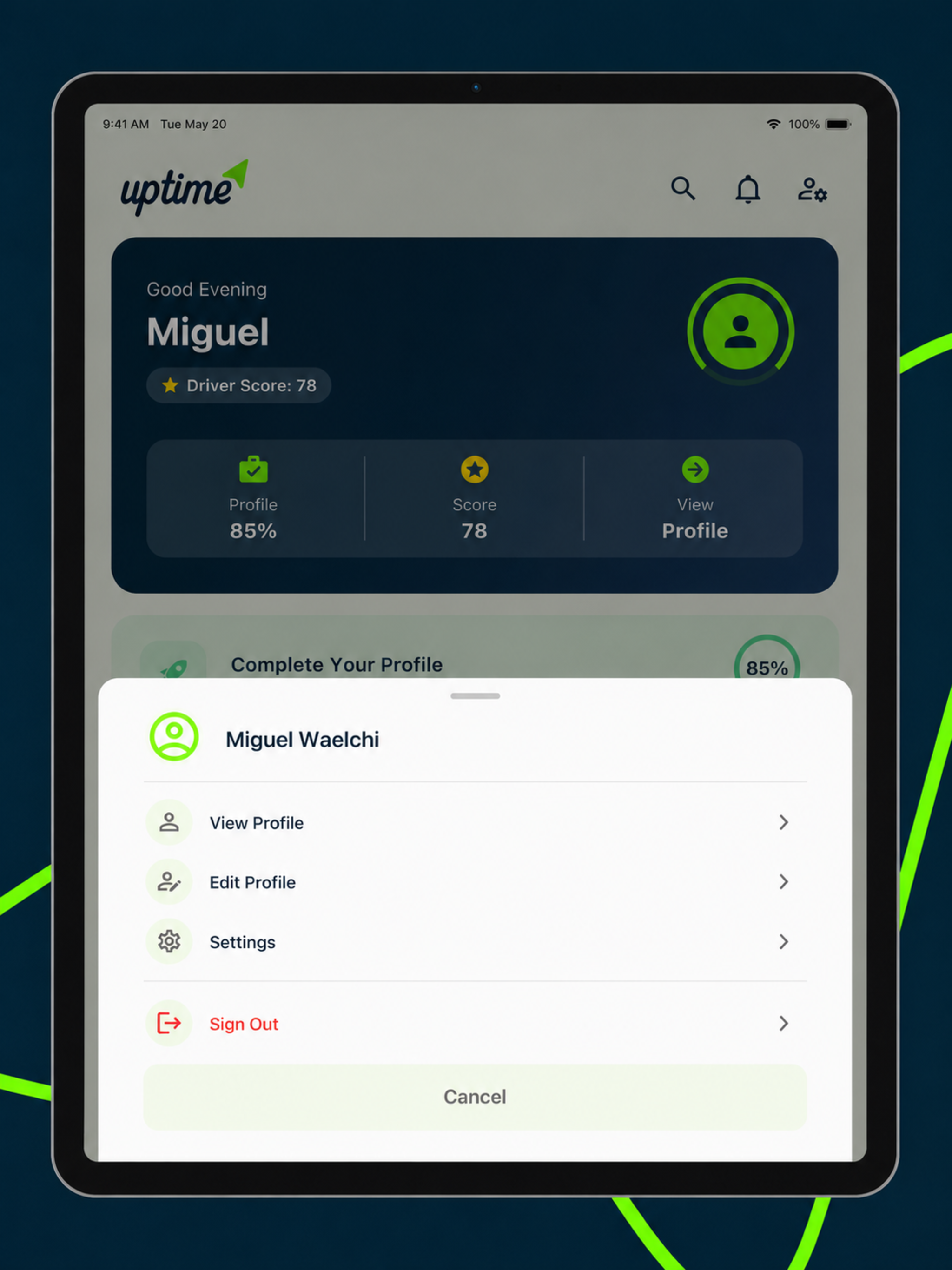 Uptime Driver App screenshot 10
