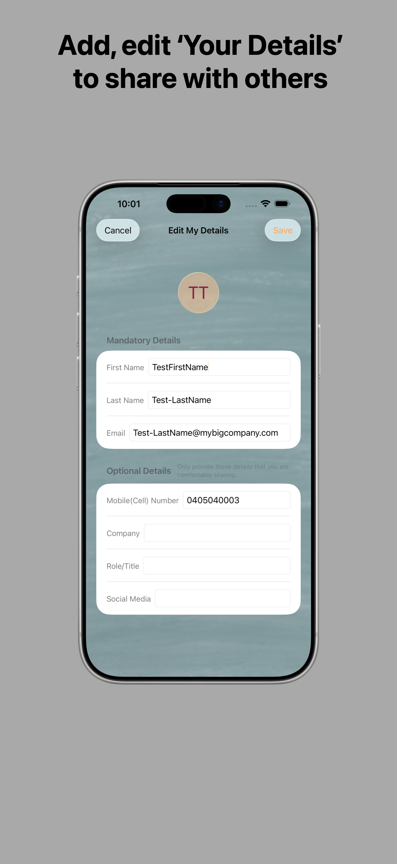 EventContacts screenshot 4