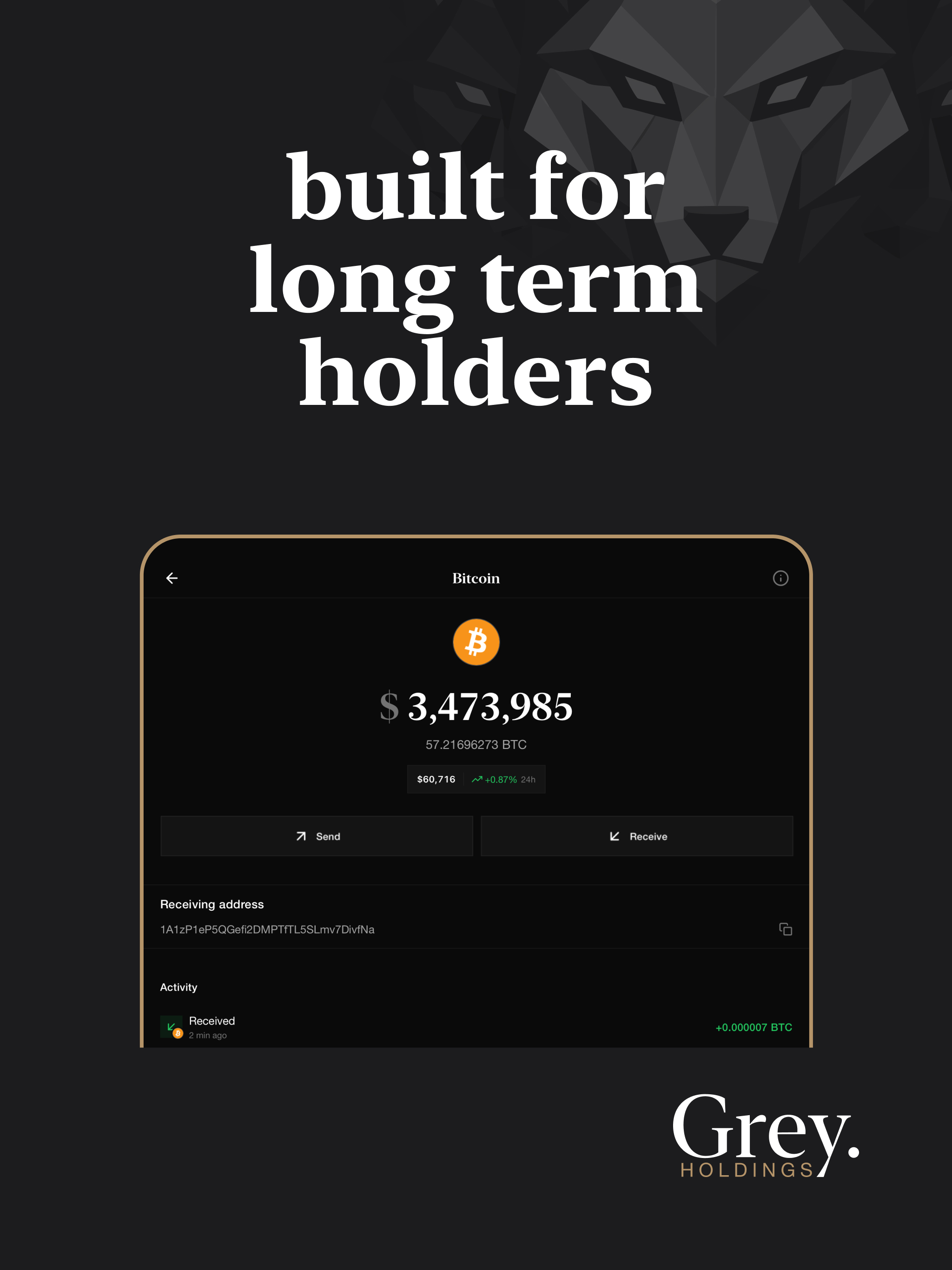 Grey Wallet: BTC, ETH & crypto screenshot 10