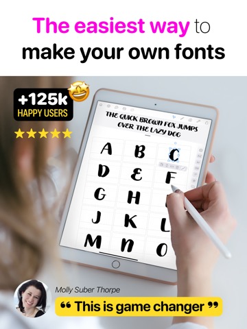 Fontself - make your own fontsのおすすめ画像1