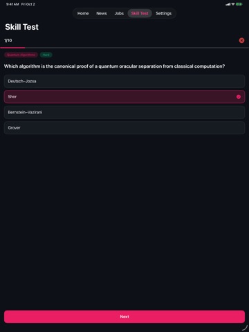 App screenshot
