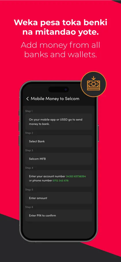 Screenshot 3 von 6 zu Selcom Pesa