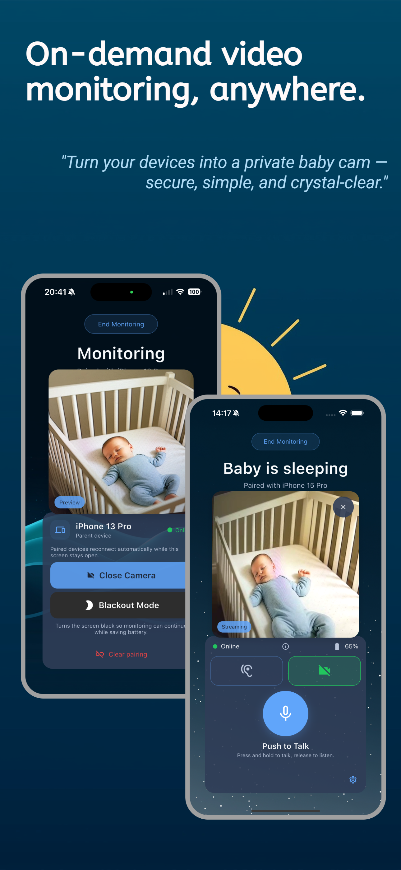 Baby Monitor Nanny Cam: Adarya