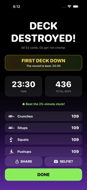 Hit The Deck: HIIT / Pushups screenshot 2