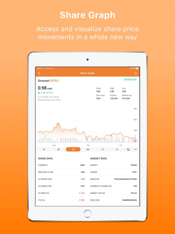 Screenshot #5 pour Omantel Investor Relations