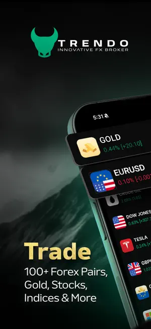 Trendo: Forex & Gold Trading screenshot 1