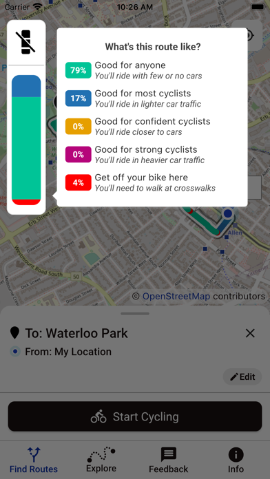 Cycling Guide Screenshot
