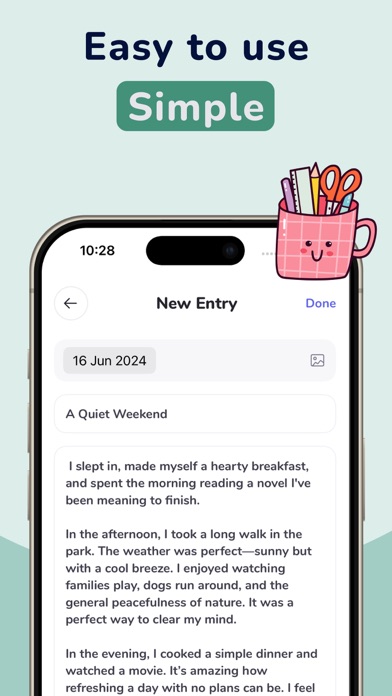 Screenshot 4 of Locked Diary & Journal - Emodi App