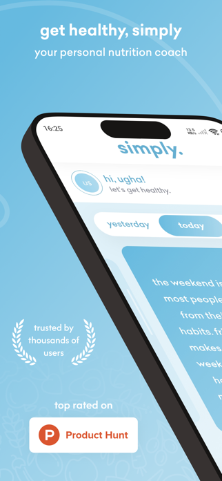 simply. nutrition tips Screenshot 1 of 9