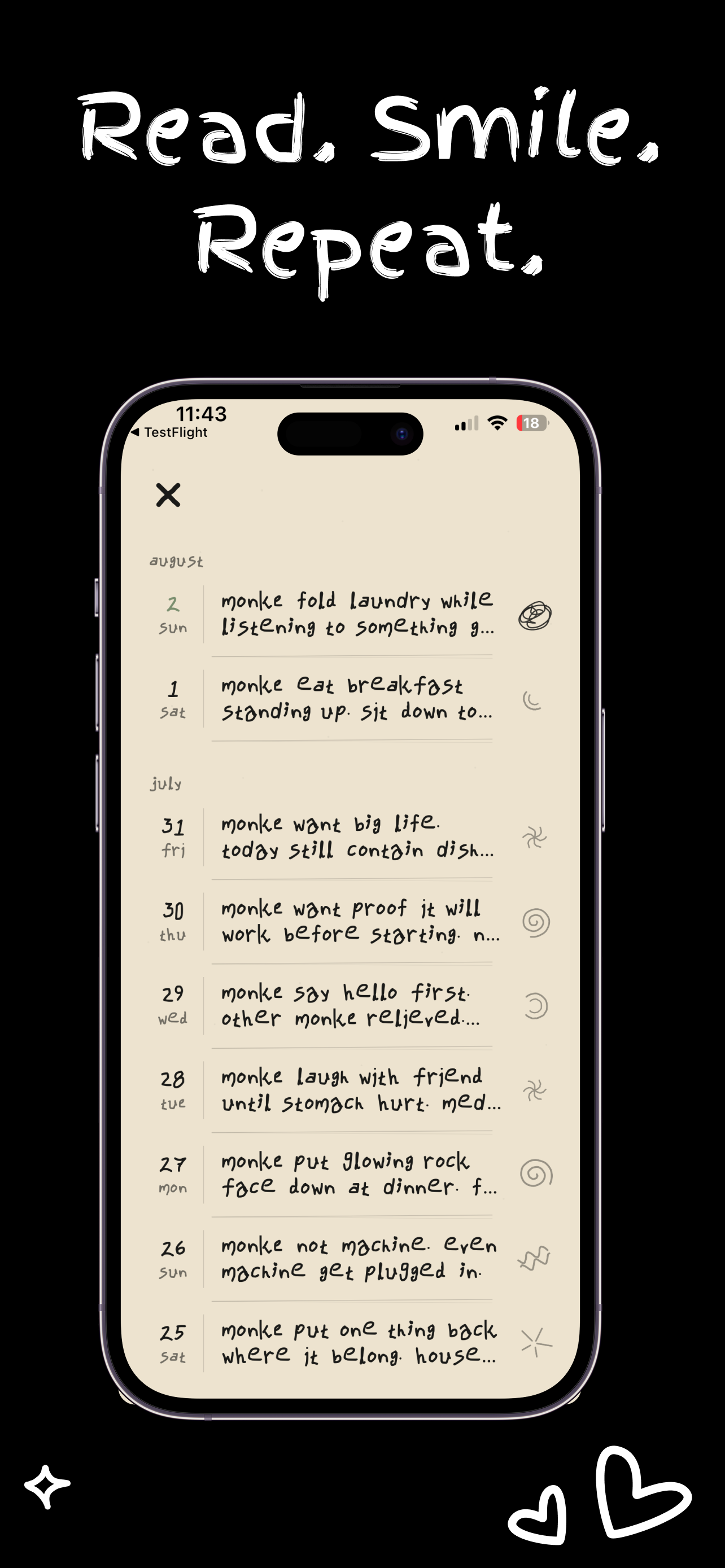 Daily Affirmations: Monke Mind screenshot 4