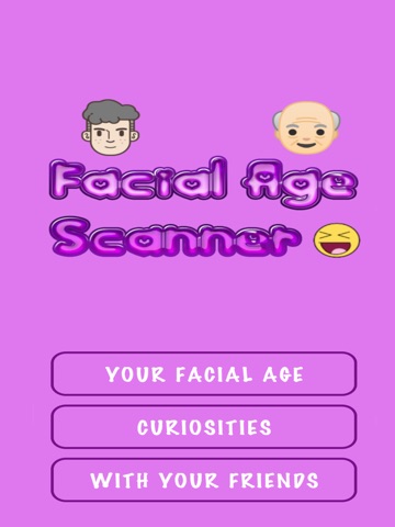 Facial Age Scanner: Face Test iPad screenshot