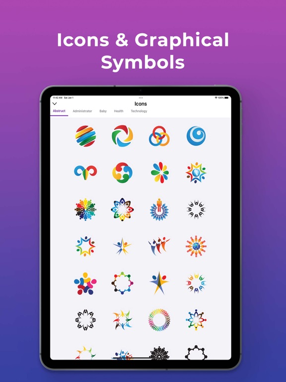 Ai Logo Generator ~ Maker iPad screenshot 2 - Graphics & Design app
