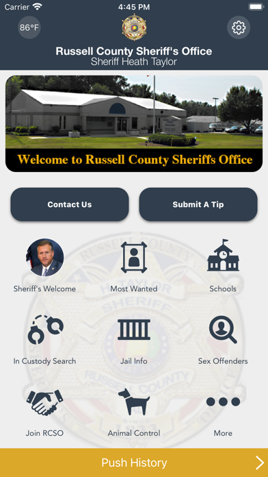 Russell County Sheriff AL Screenshot