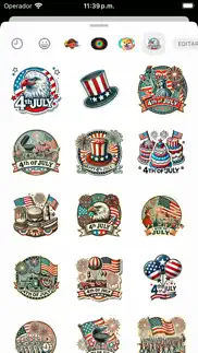 vintage 4th of july stickers iphone resimleri 2