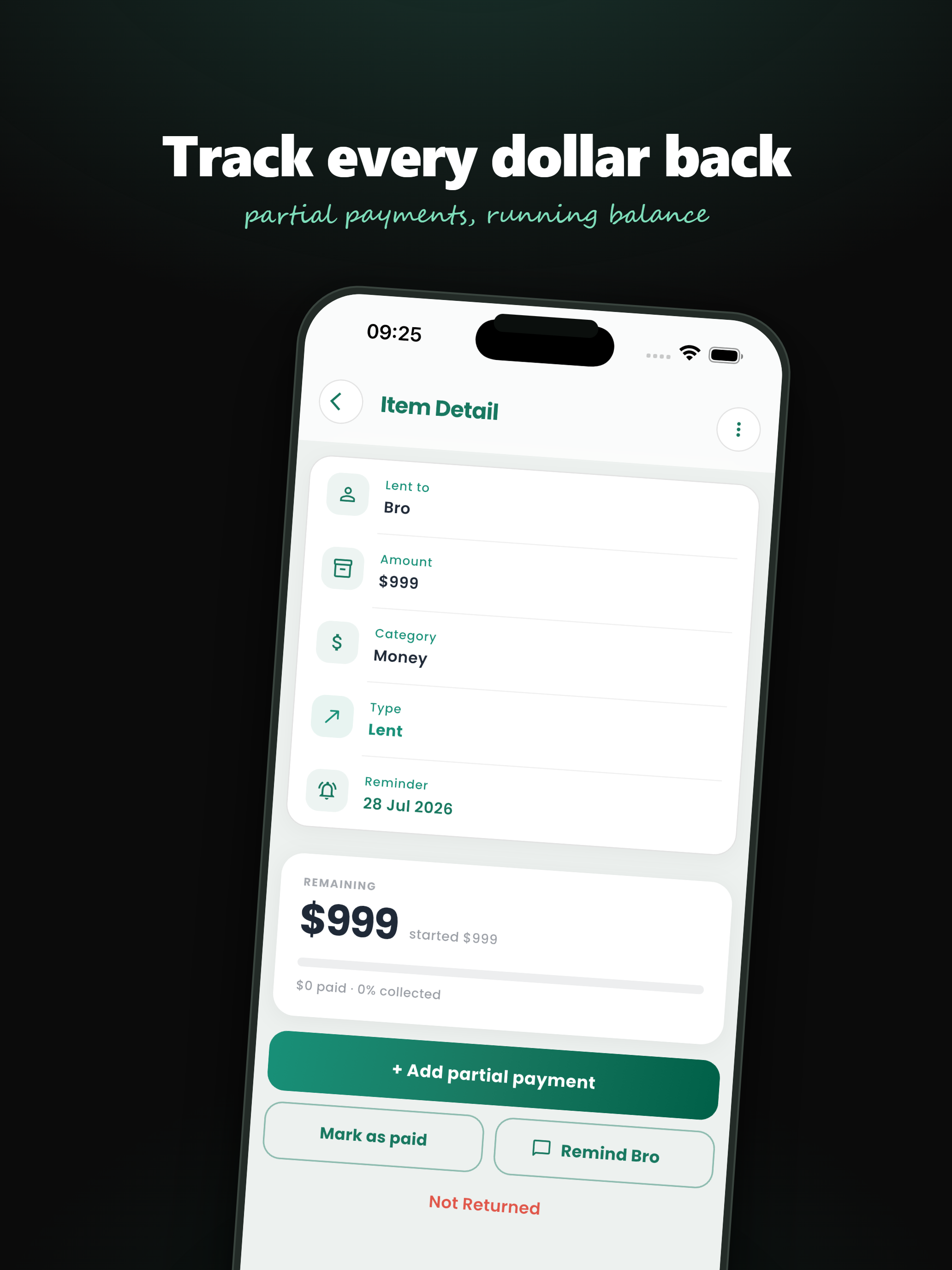 IOUly - IOU Tracker screenshot 7