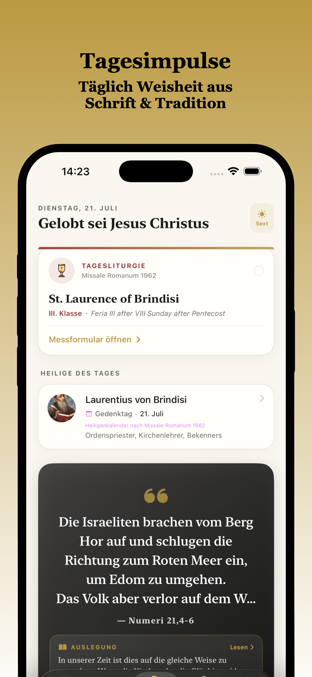 Sacraresponda: Katholische App screenshot 2