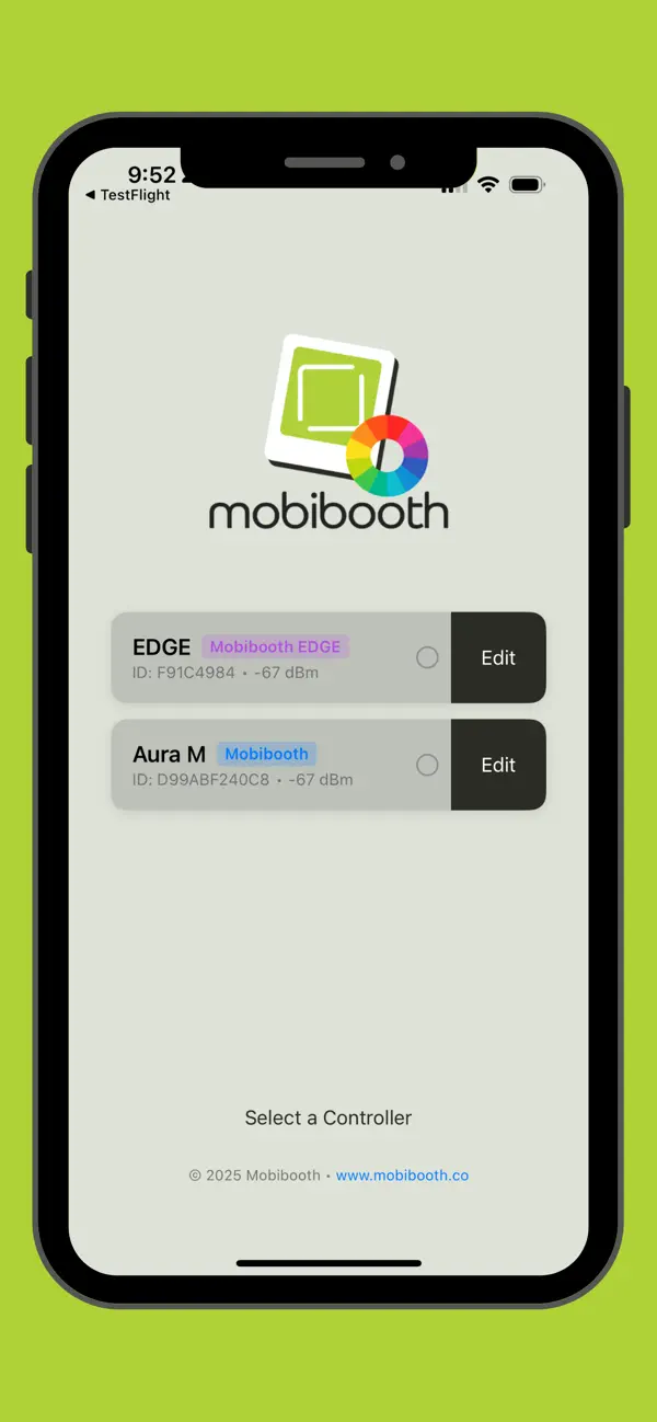 #1. Mobibooth LED Controller (iOS) Podle: Mobibooth, LLC
