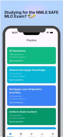 NMLS SAFE MLO Flashcards iPhone screenshot