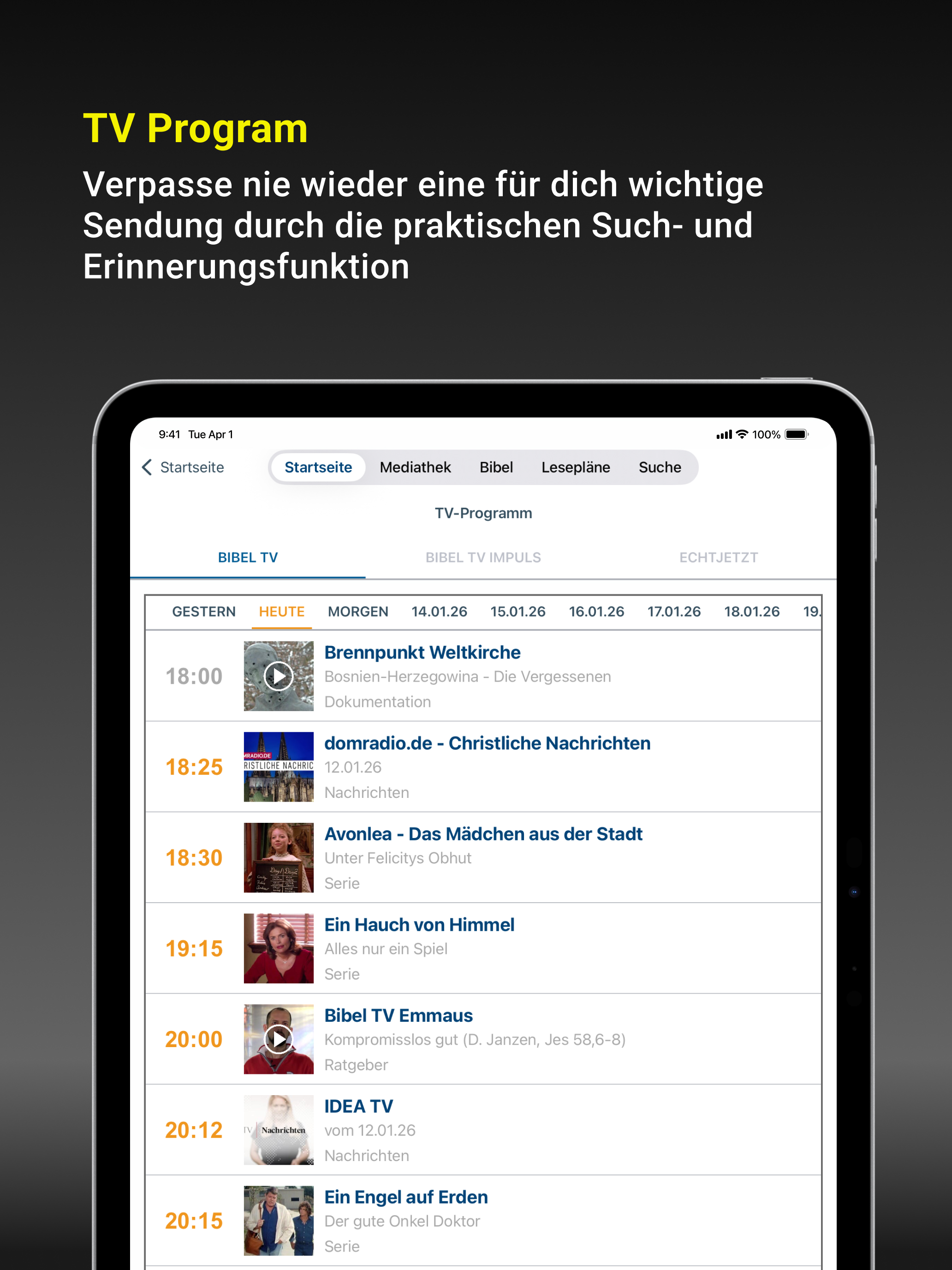 Bibel TV App screenshot 14
