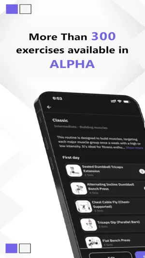 Alpha: gym and fitness screenshot 2