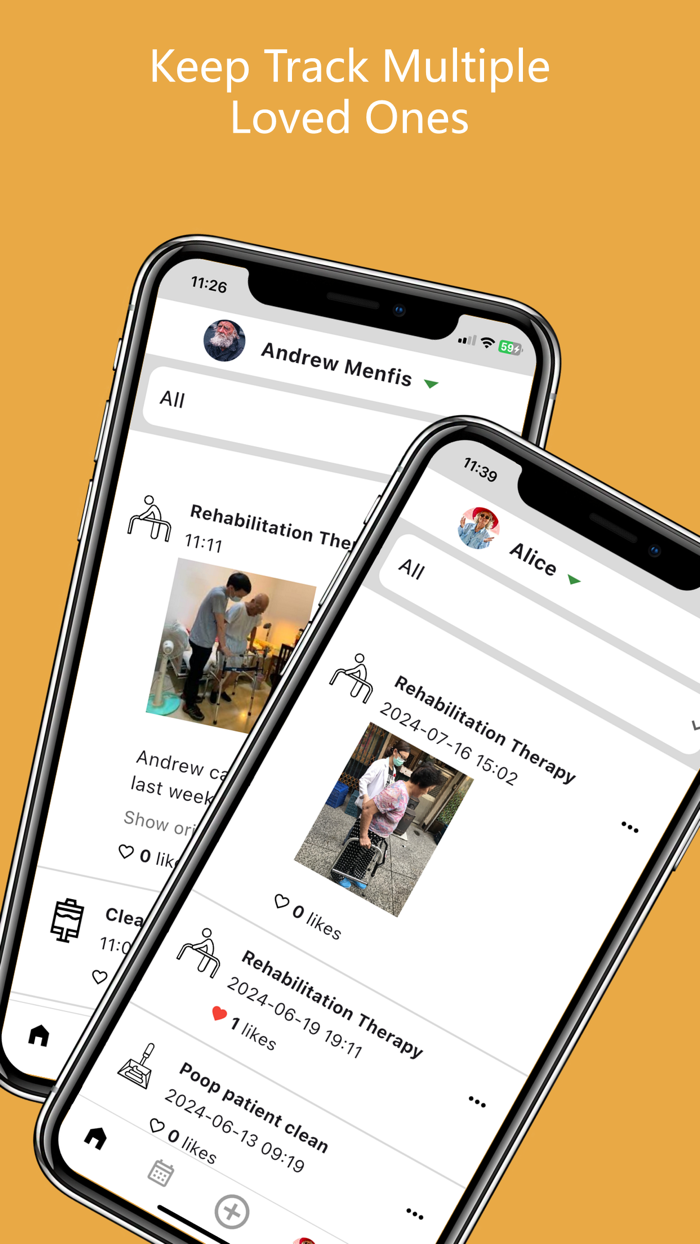 سجل الرعاية - Care Logger
