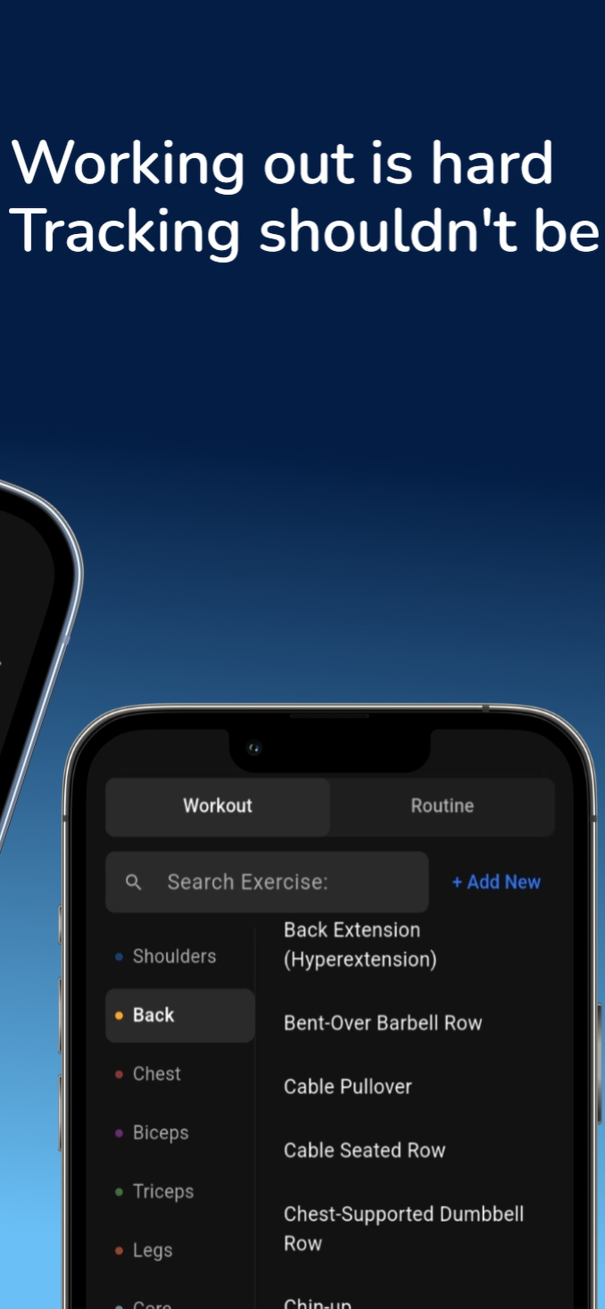 Myg - Gym Workout Tracker screenshot 2