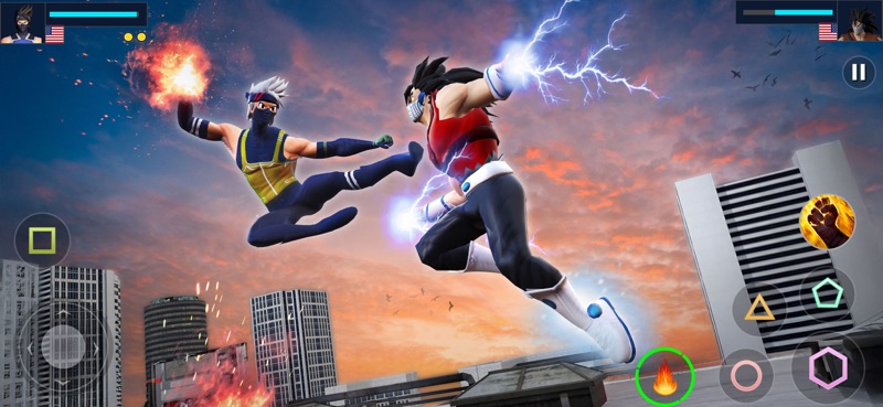 Anime Battle 3D Fighting Games screenshot 1