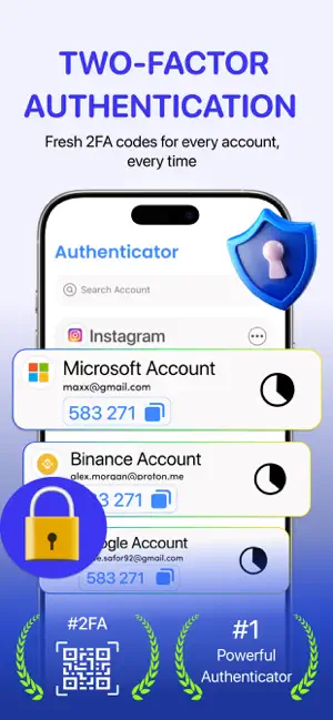 Authenticator App : Auth 2FA screenshot 1