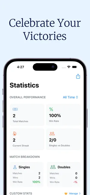 Pickleball Hub: Court & Stats iPhone screenshot 2