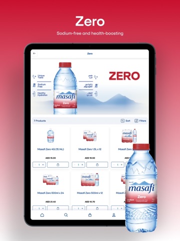 Masafi iPad screenshot