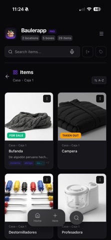 Baulerapp: Home Inventory Screenshot 1 of 9