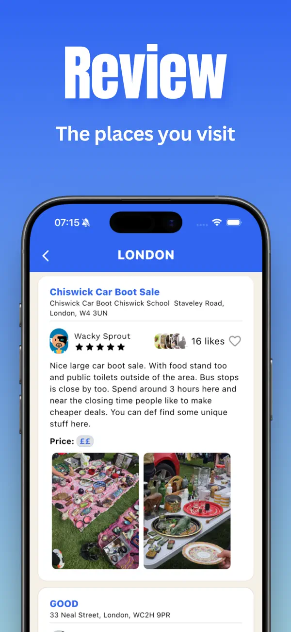 Screenshot #3 pour Ganddee: Second Hand Shops Map