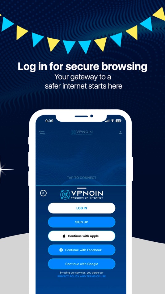 #5. Vpnoin – Fast & Private VPN (iOS) 由: Stanford Design LLC
