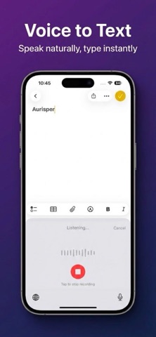 Aurisper - AI语音助手 screenshot