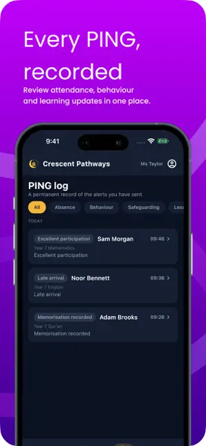 Crescent Pathways PING screenshot 1