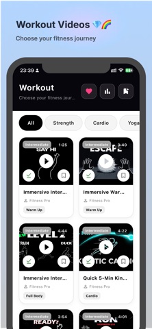 Interactive Immersive WarmUp screenshot