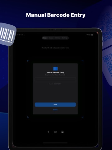 QR Code Reader ・ Scanner iPad screenshot