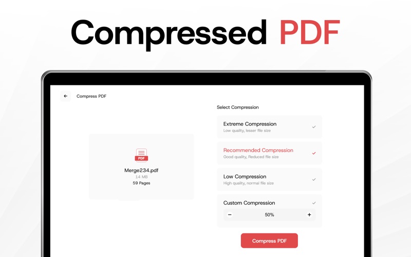 PDF Merger－Split & Merge PDF iPhone screenshot