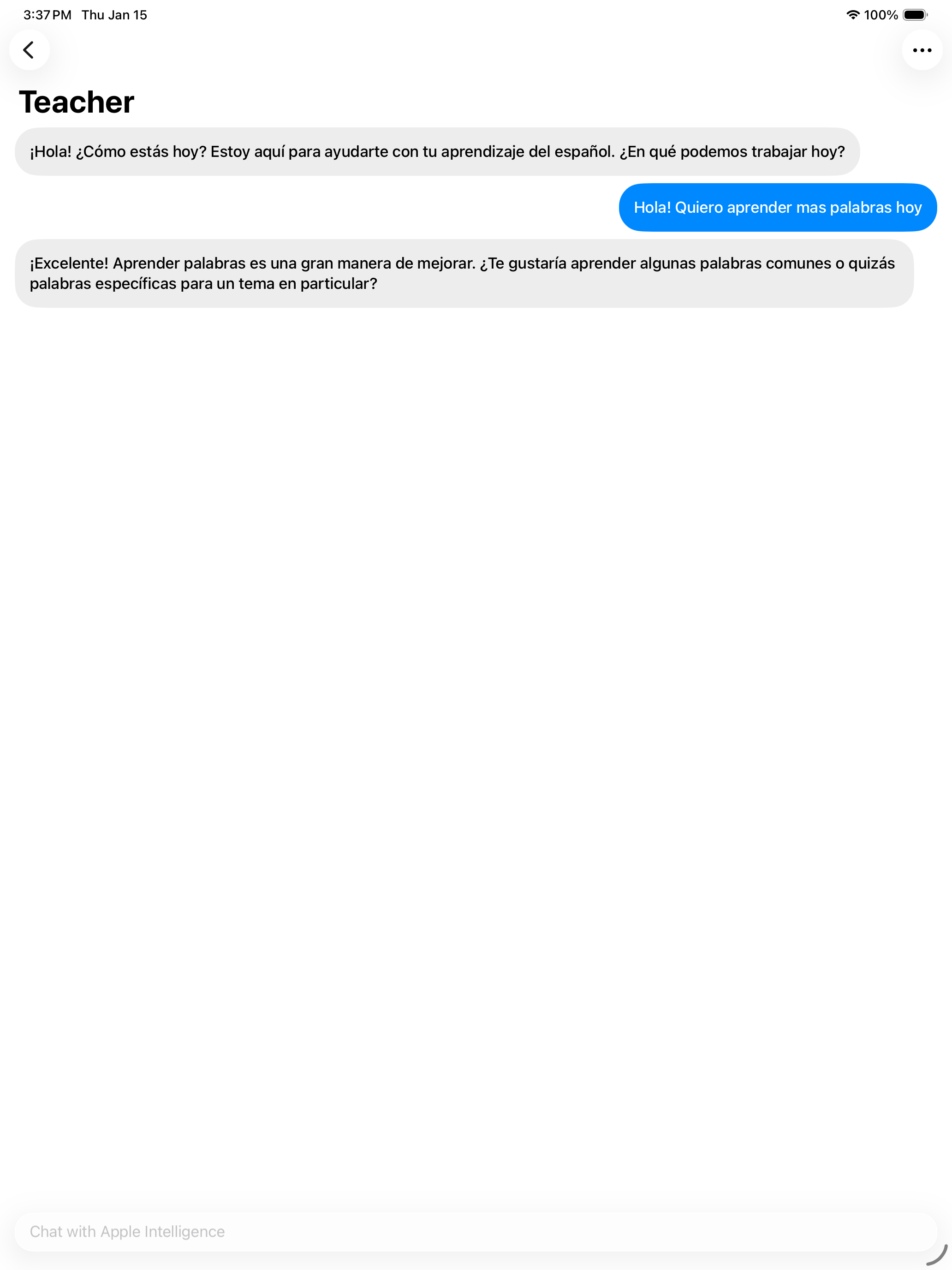 AI Foreign Language Chat