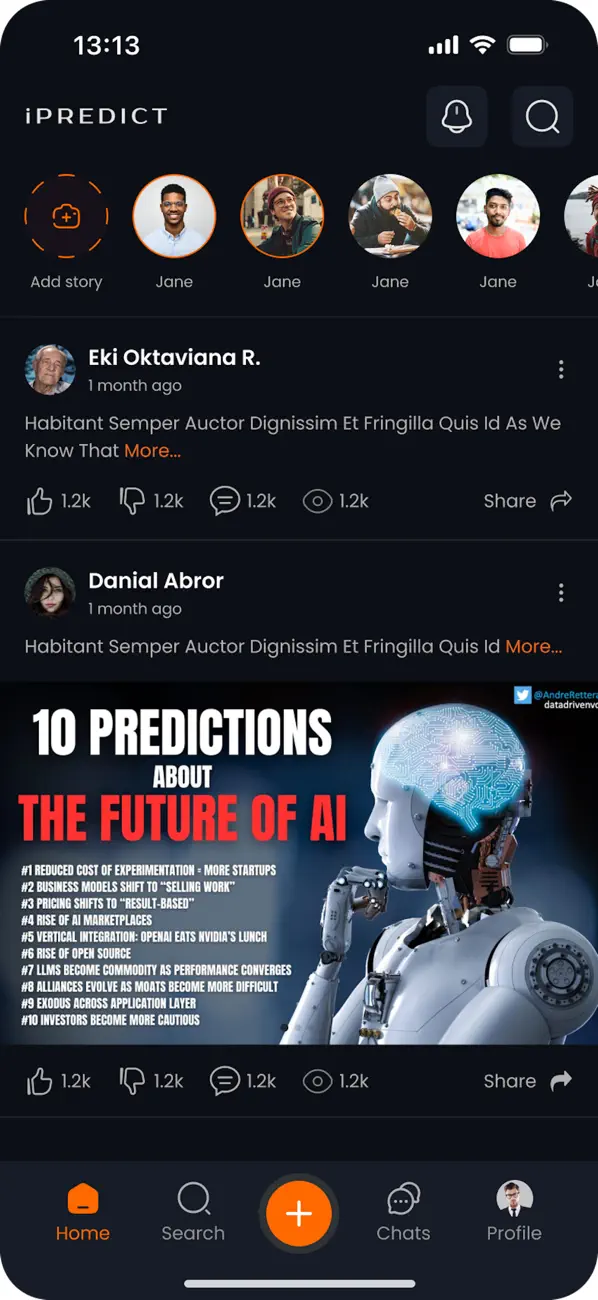 #2. iPredict – Predict Future (iOS) Ved: Cuboid (Private) Limited