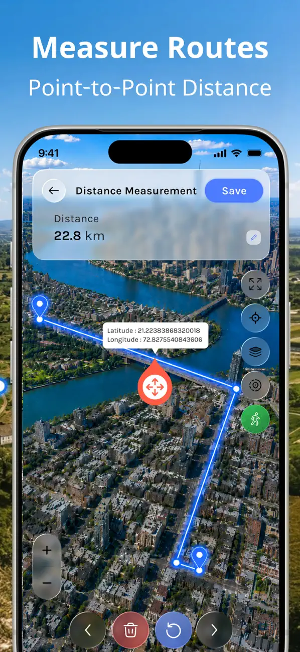 Screenshot #3 pour GPS Field Area Map: FieldCalc