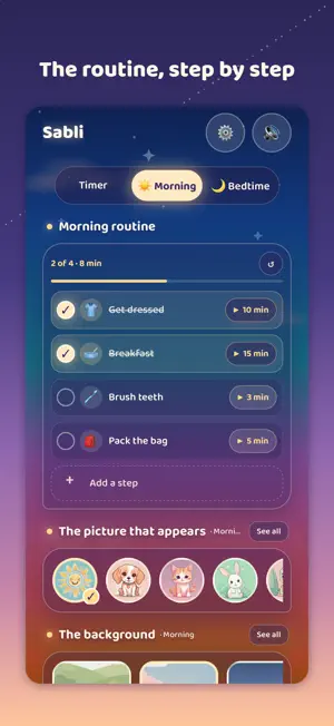 Sabli: Routines & Timer screenshot 1