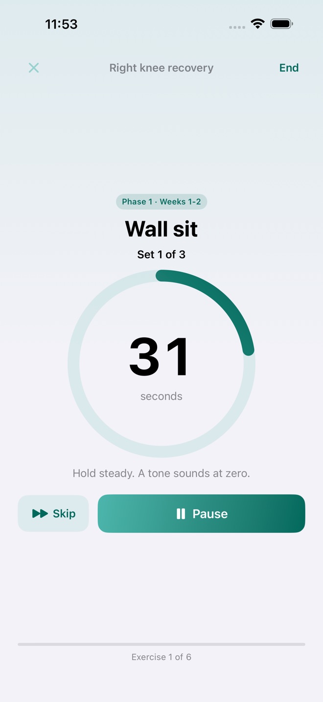 RehabReps screenshot 2