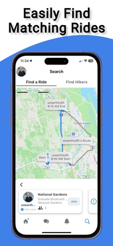RideHike: Commute Better Screenshot 1 of 7