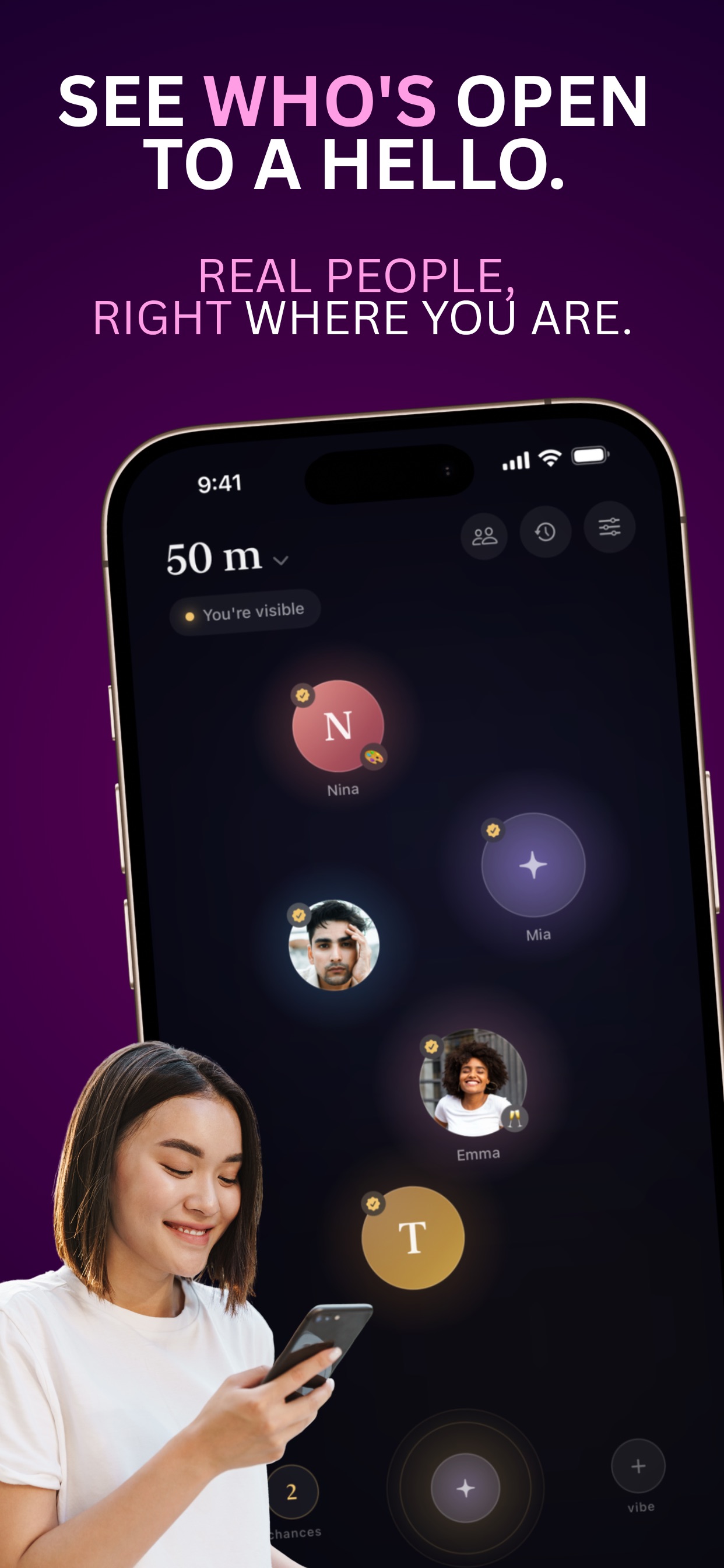 Screenshot 1 of Chances: Meet Who's Nearby