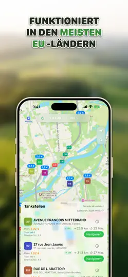 Screenshot von Spritpreise: Tankstellen auf dem iPhone 4