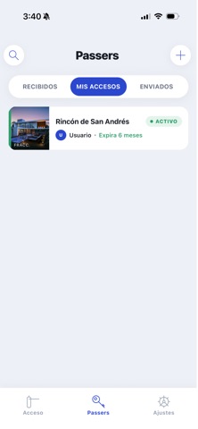 Passer screenshot