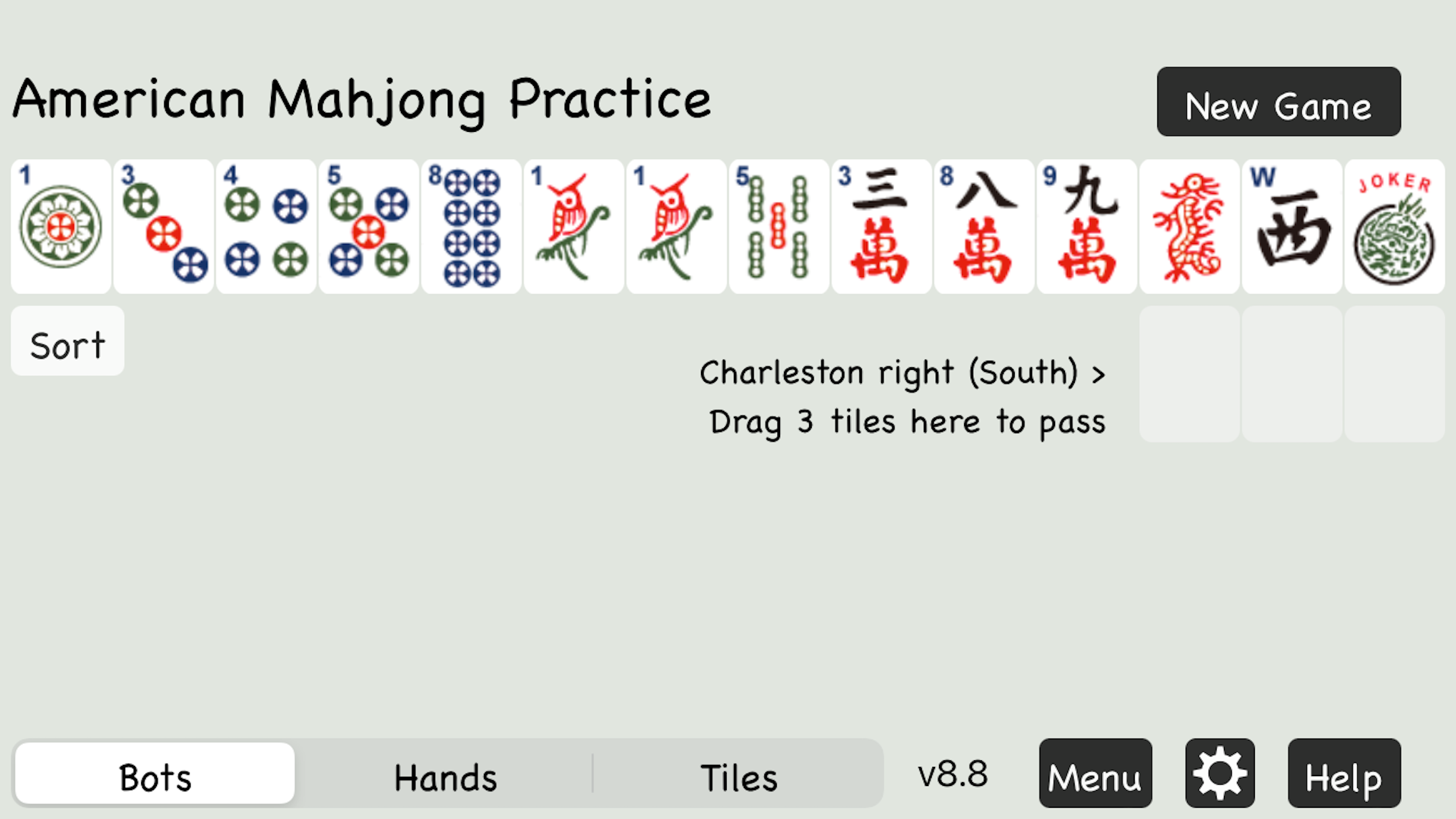 American MahJong Practice