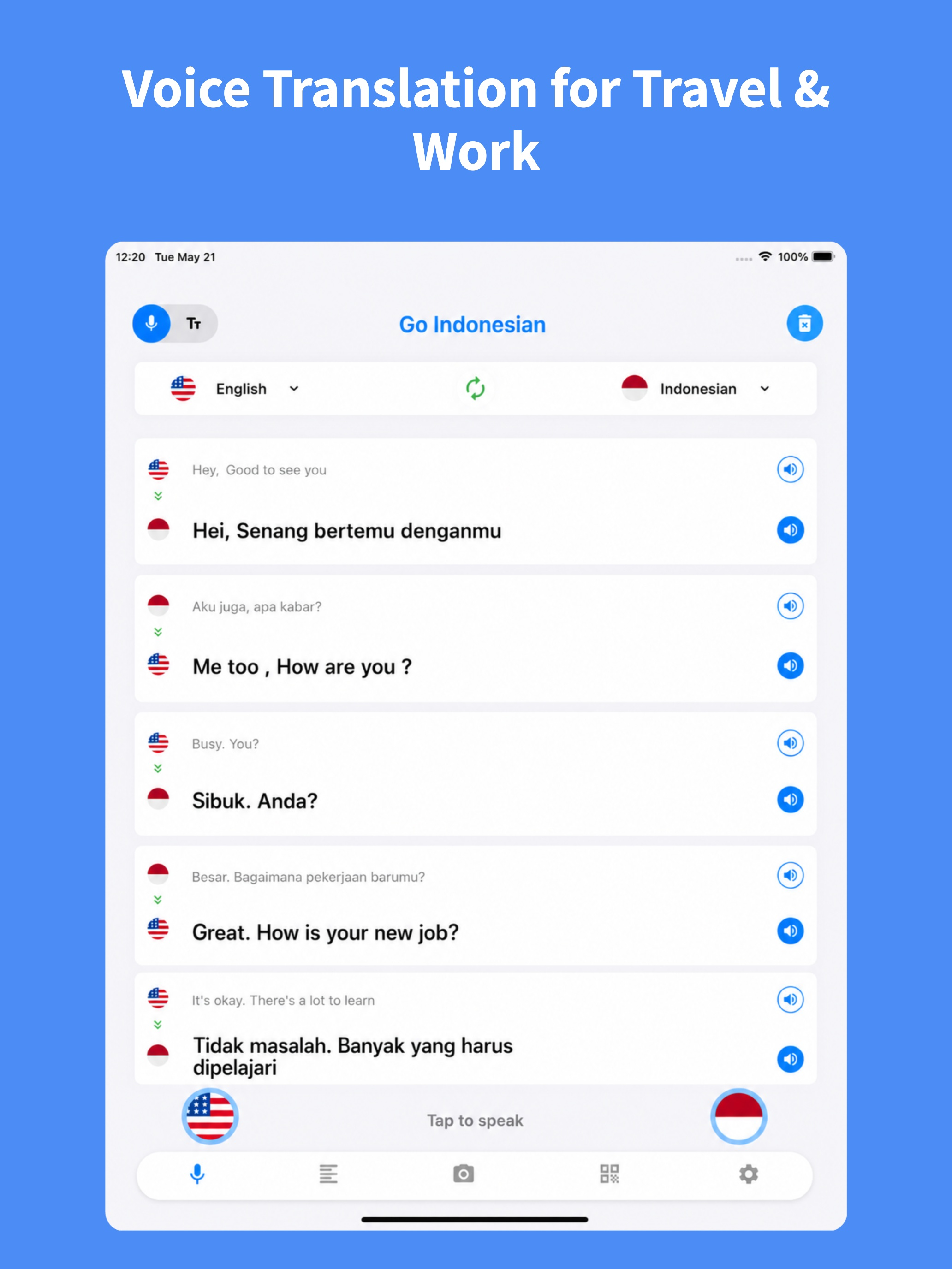 Indonesian Translator: Voice + screenshot 8